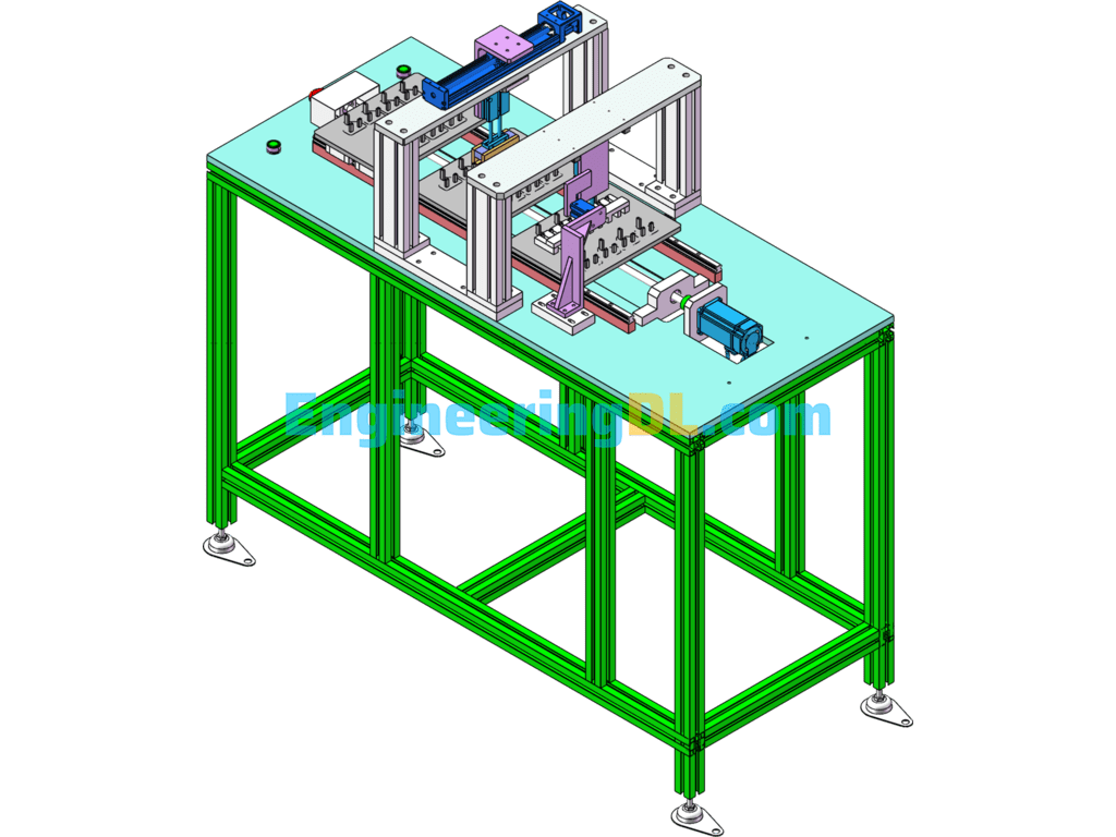 [Three Stations] Socket Deburring And Grinding Machine SolidWorks Free Download