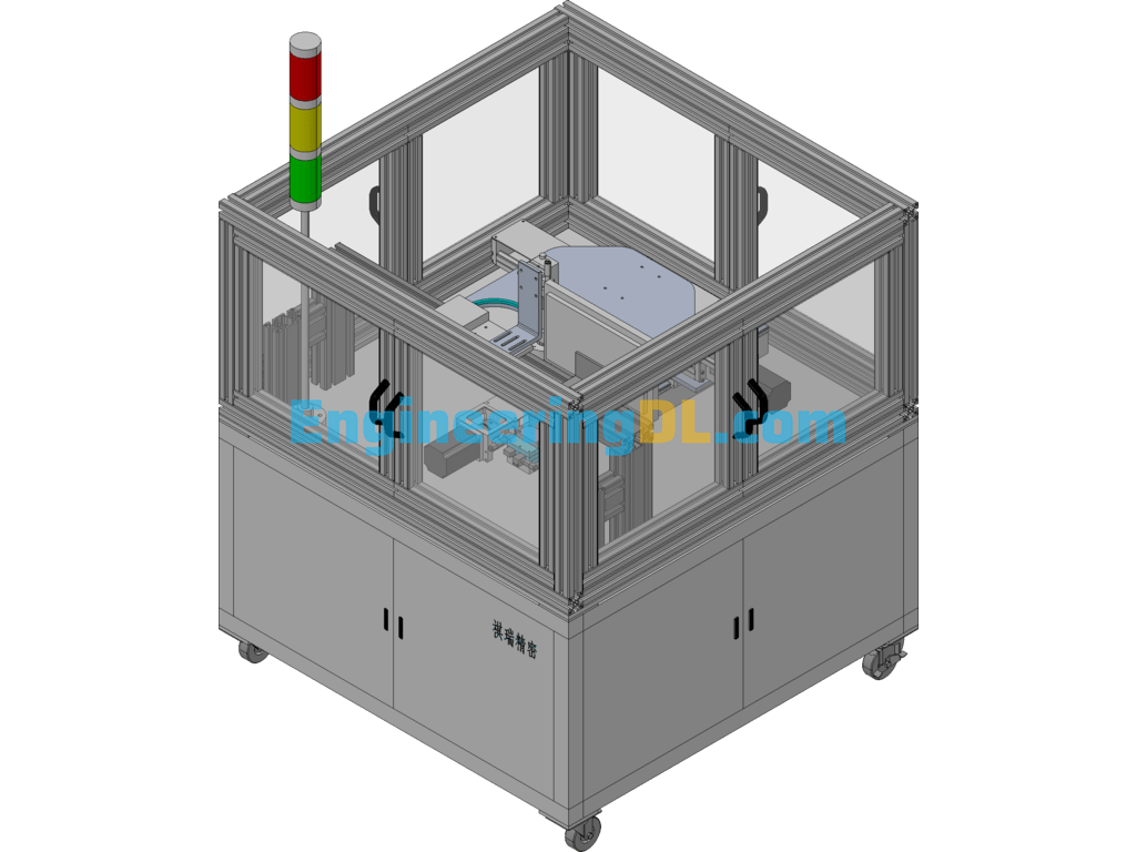 0.25*0.25mm SMD Discharging Machine 3D Exported Free Download