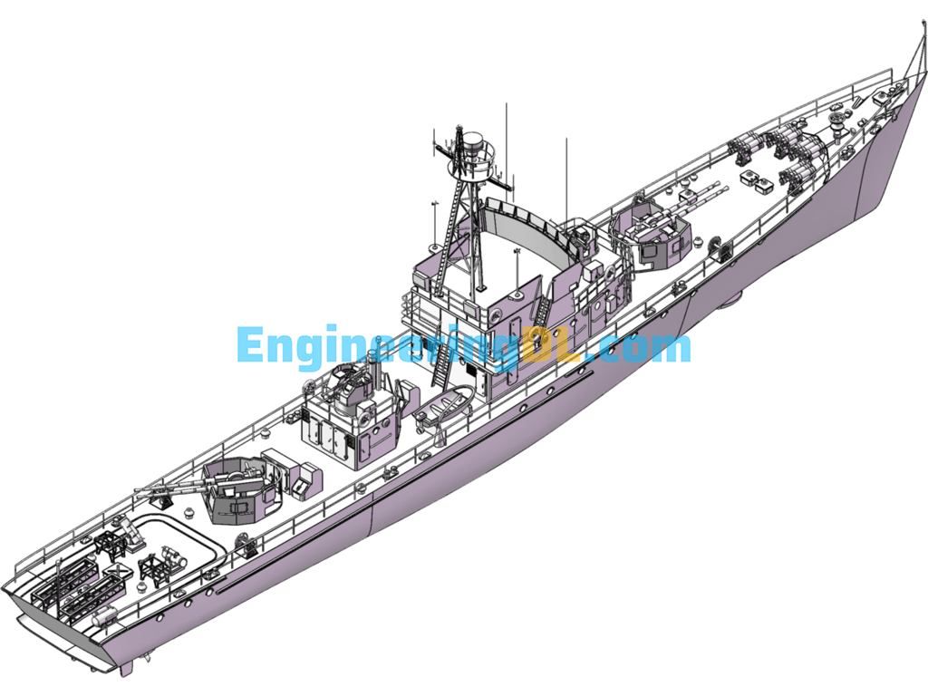 037 Submarine Hunting SolidWorks Free Download