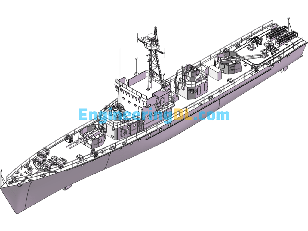 037 Submarine Hunting SolidWorks Free Download