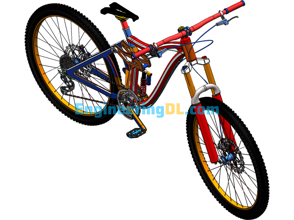 1:1 Road Cyclocross Bike SolidWorks Free Download