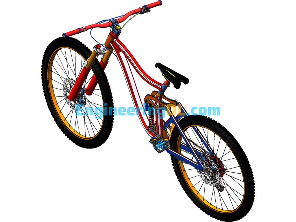 1:1 Road Cyclocross Bike SolidWorks Free Download