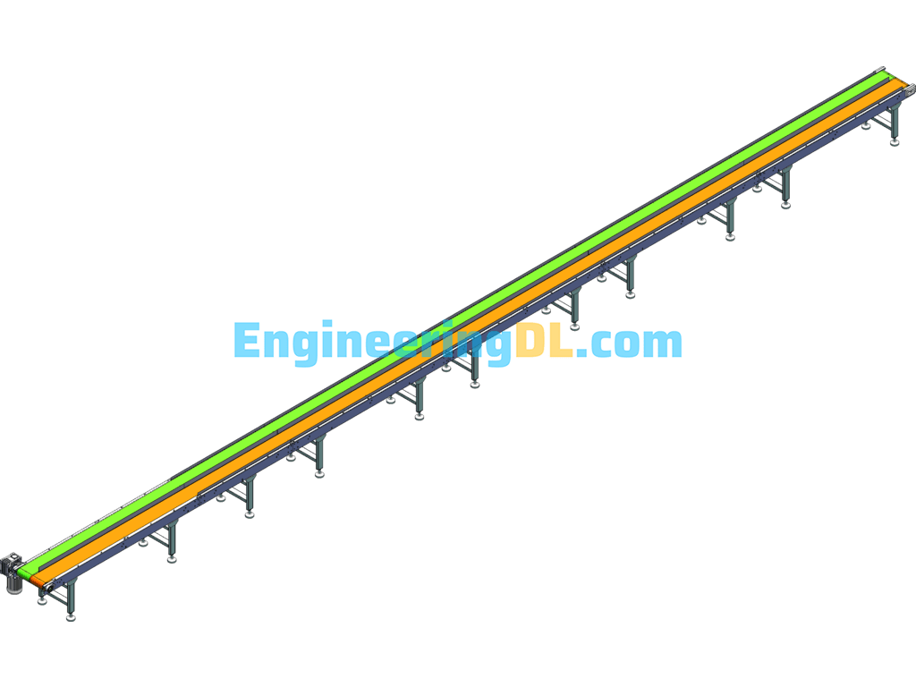 11m Belt Line (Split Lane) SolidWorks Free Download