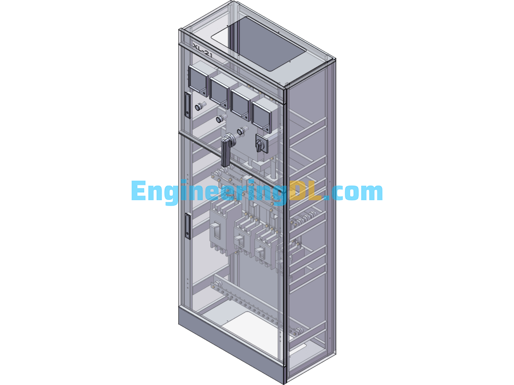 1700x700x370 Distribution Box (Certified) 3D Model (SolidWorks Design, Sldprt-Sldasm Files Provided) SolidWorks Free Download