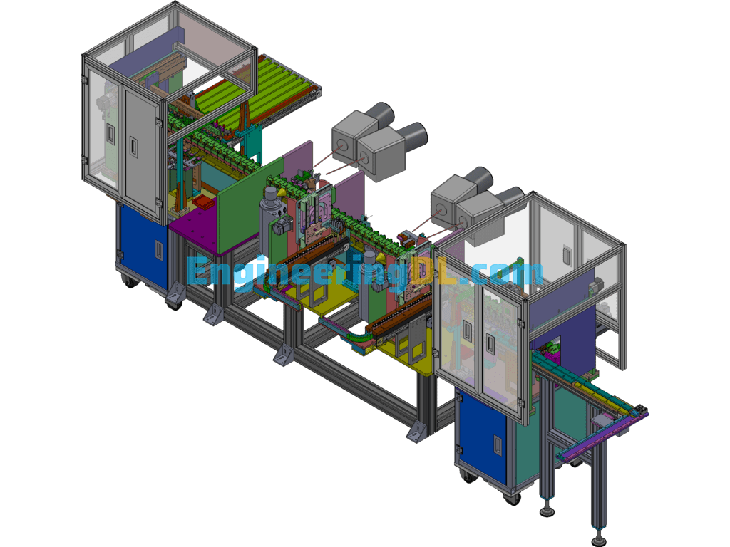 18650 Battery X-Ray Inspection Machine SolidWorks Free Download