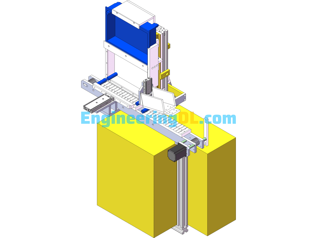 18650 Battery Potting Machine SolidWorks Free Download