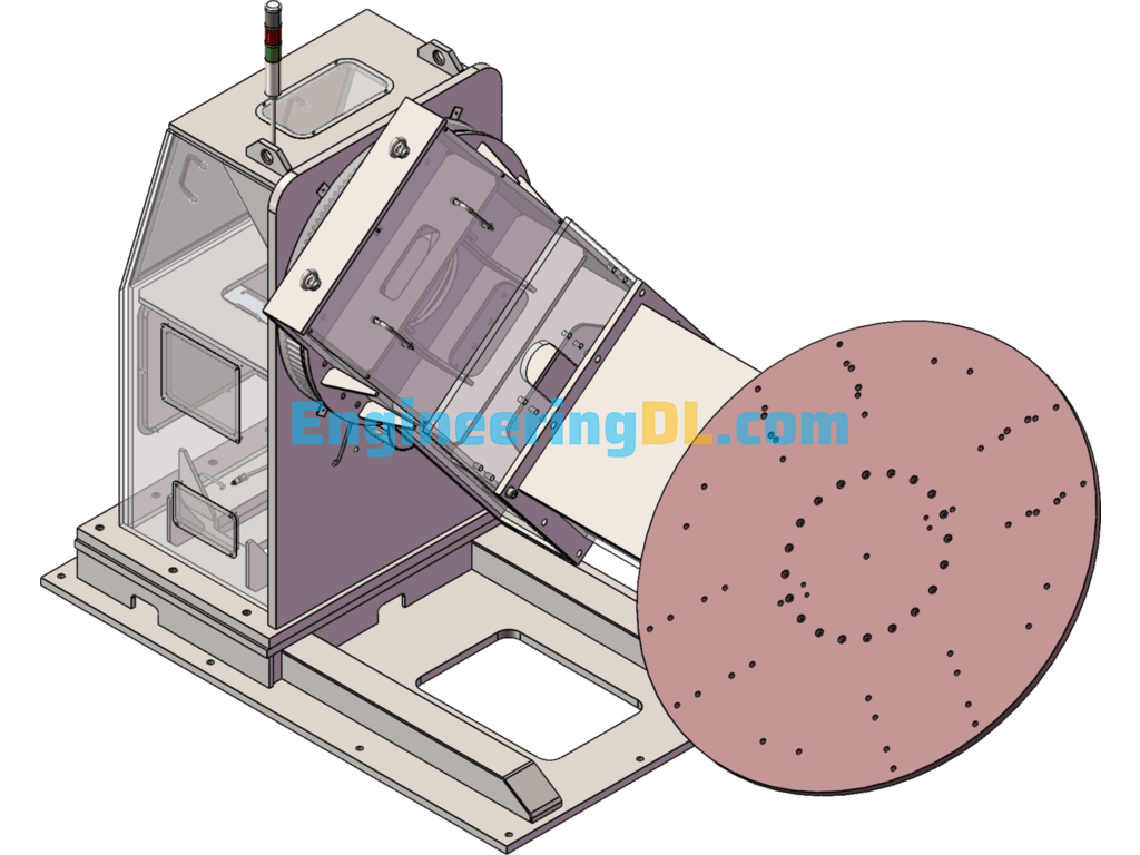 2.5 Ton L-Type Welding Positioner SolidWorks, 3D Exported Free Download