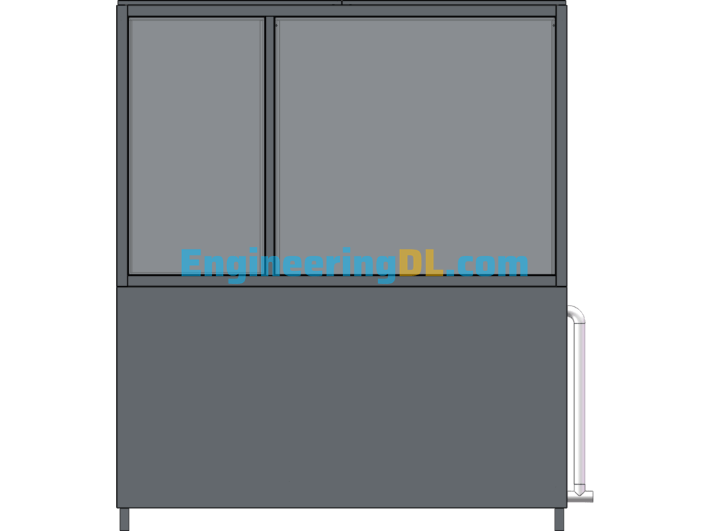 2000x1500x2235 Ice Storage And Cooling Water Tank SolidWorks Free Download