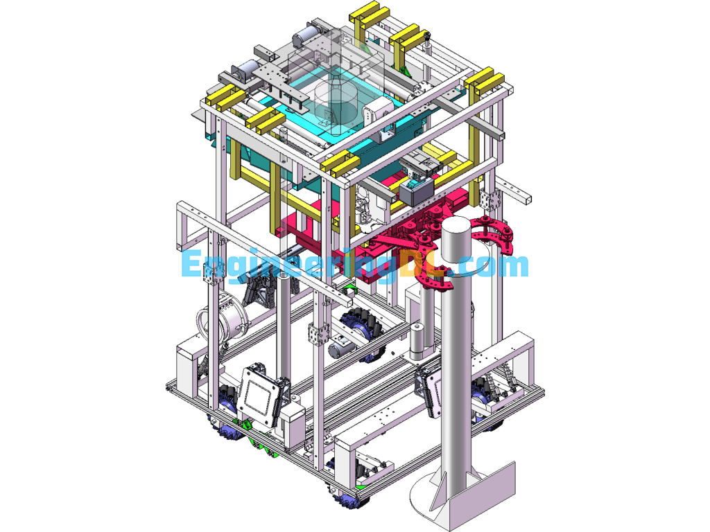 2019 DJI Robotmaster-Engineering Vehicle SolidWorks Free Download