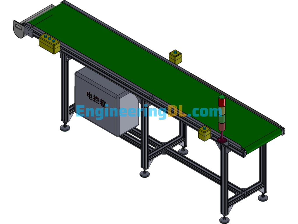 2500 Conveyor Lines, Automated Conveyors SolidWorks Free Download
