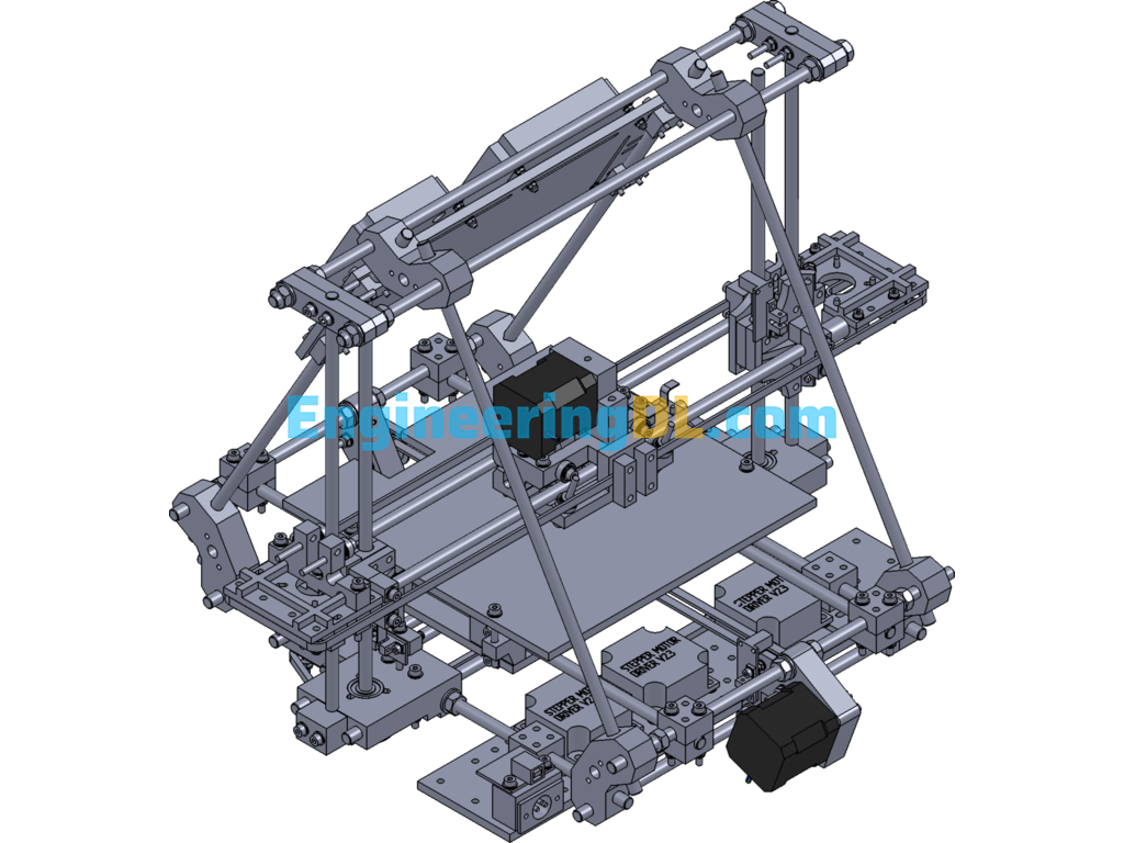 3D Stereo Printer (SW Model) SolidWorks Free Download
