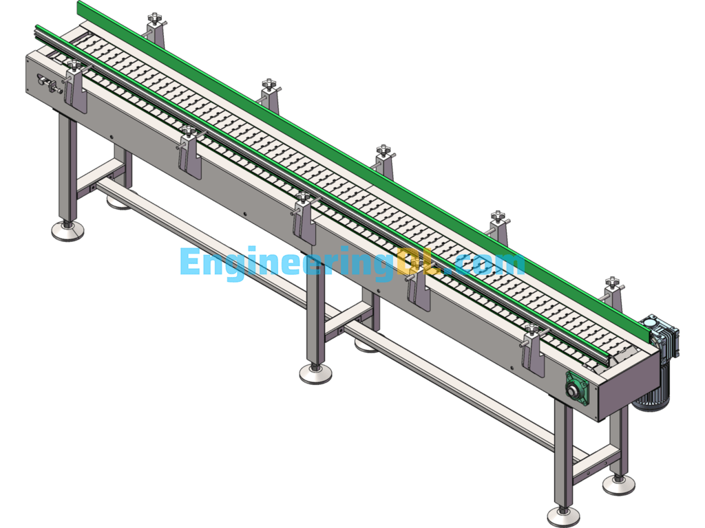 3m Double Top Chain Conveyor SolidWorks Free Download