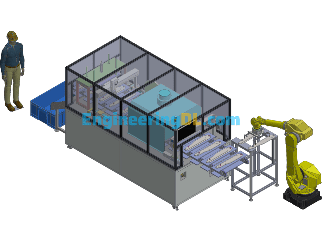 3M Adhesive Machine Equipment 3D Exported Free Download