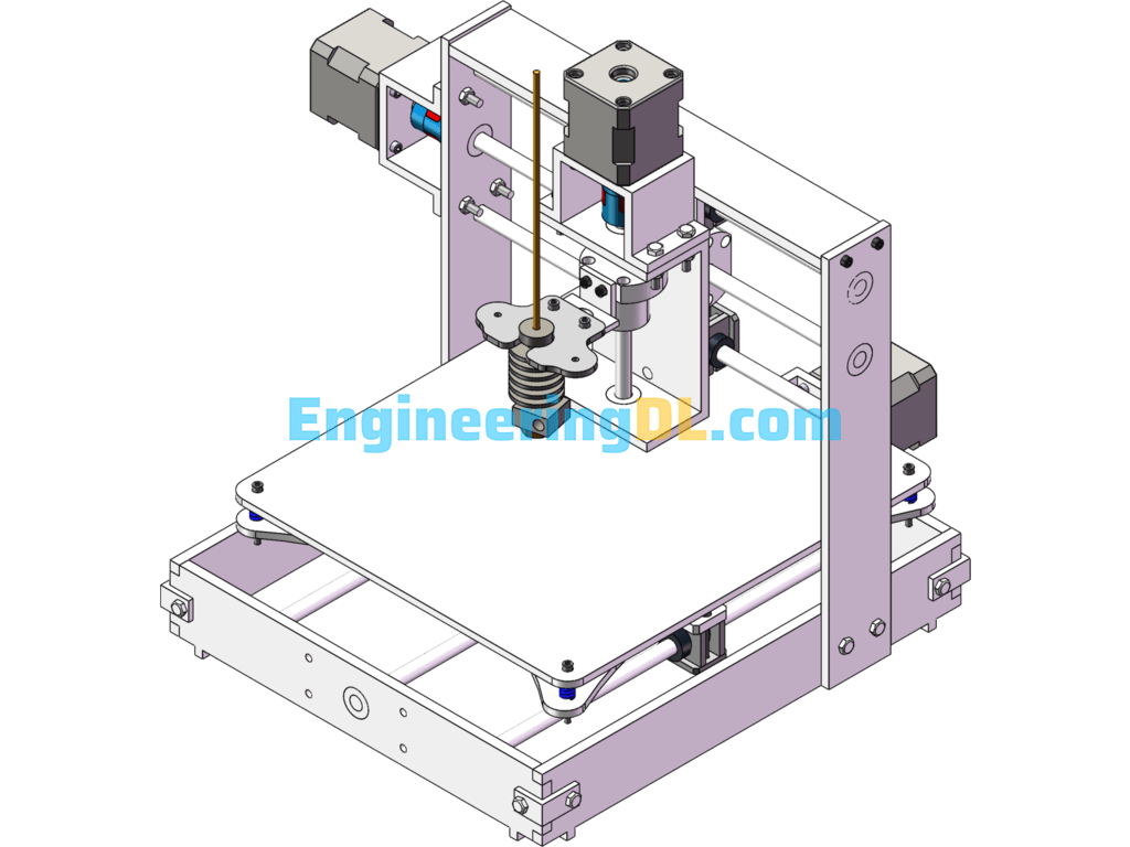 3-Axis 3D Printer SolidWorks Free Download