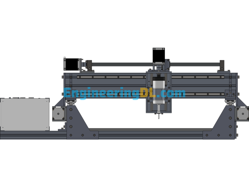 3-Axis Engraving Machine 700x550x80mm SolidWorks Free Download