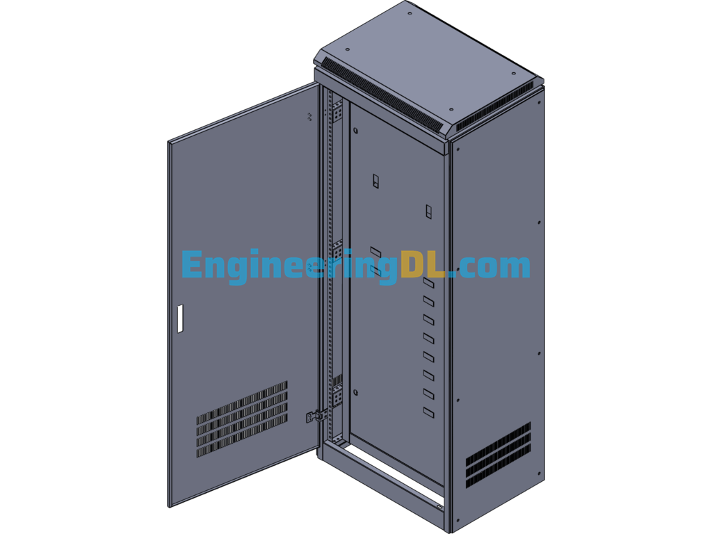 500-700-1500 Power Distribution Cabinet SolidWorks Free Download