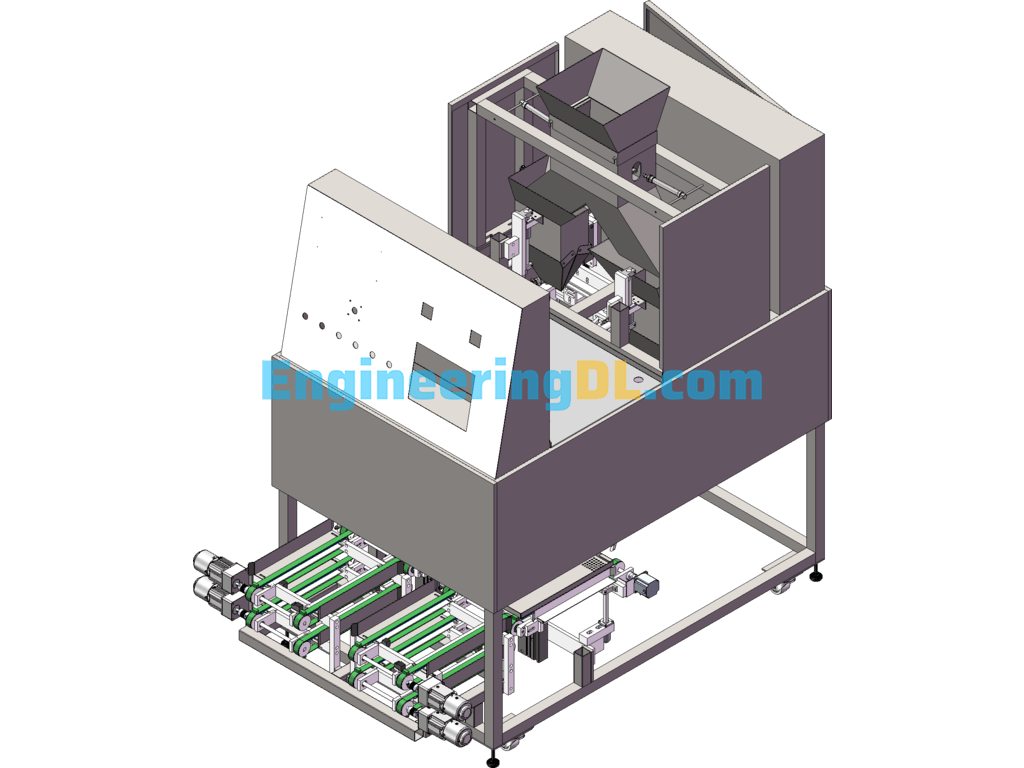 5 Pounds Of Granules Powder Food Packaging Machine SolidWorks Free Download