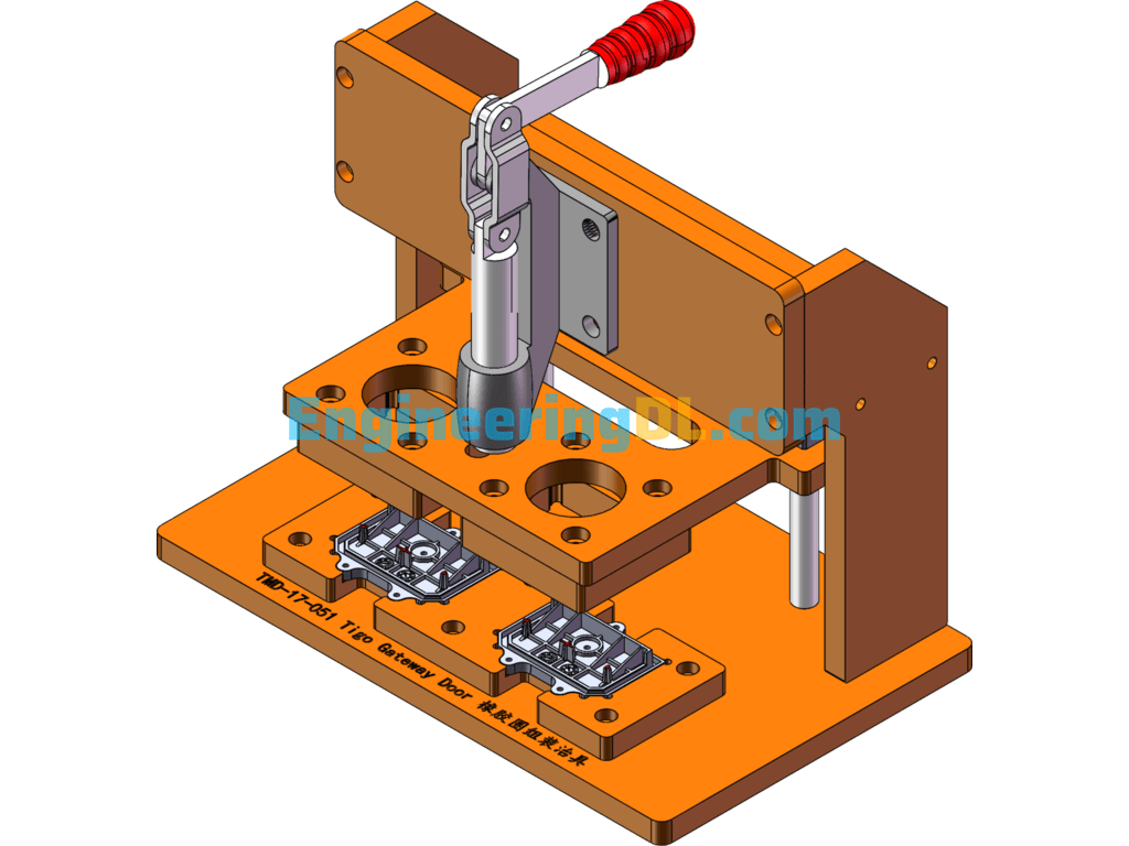71-TMD-Rubber Ring Assembly Jig SolidWorks Free Download