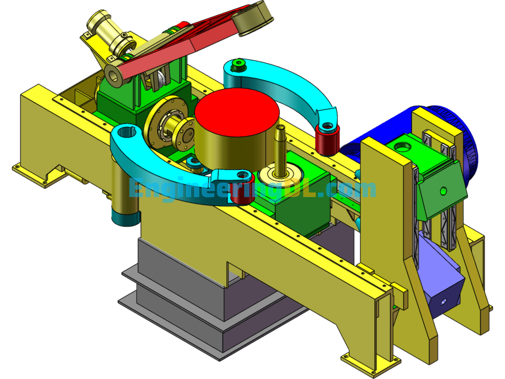 800 Ring Mills, Ring Rolling Machines SolidWorks Free Download
