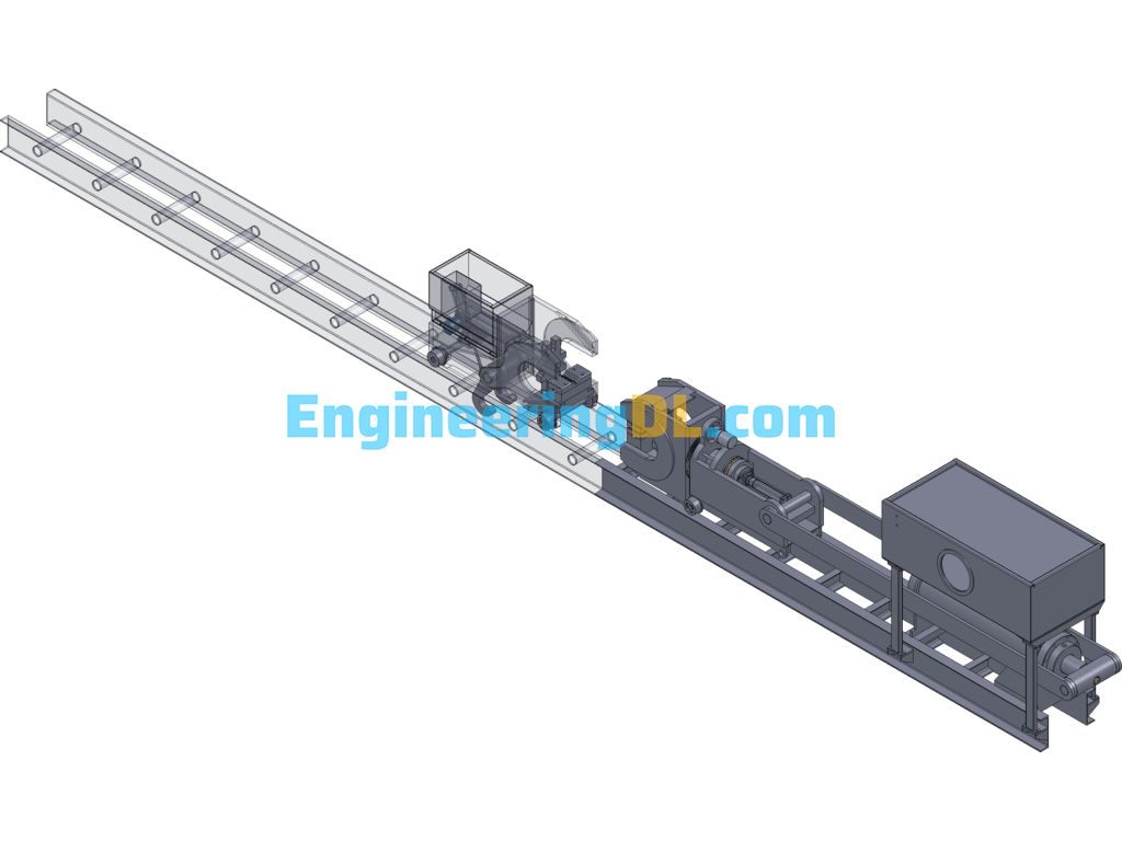 80T Open And Close Type Aluminum Profile Straightening Machine SolidWorks Free Download