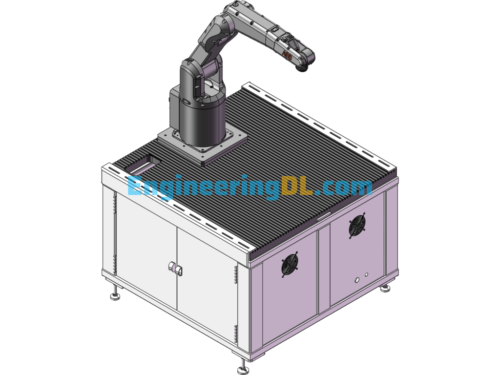 A B B_1200 Robot Workbench 3D Exported Free Download