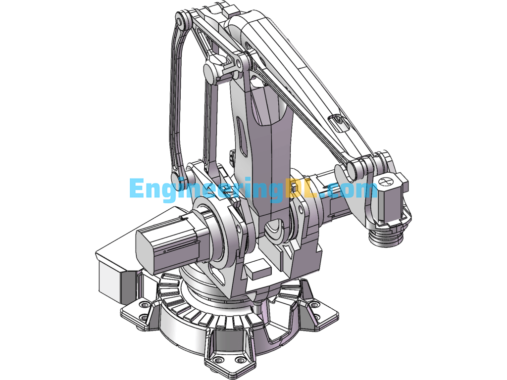 ABB IRB460 Robot Assembly Body SolidWorks Free Download