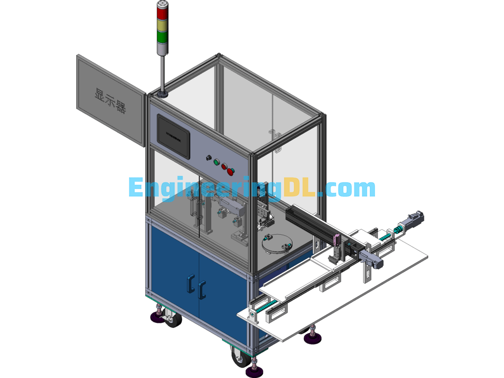 AS014-XD10 Testing Equipment Assembly Body (With DFM-BOM) SolidWorks, 3D Exported Free Download