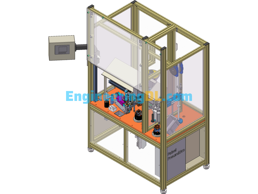 BMS Battery Management System Assembly Machine SolidWorks Free Download