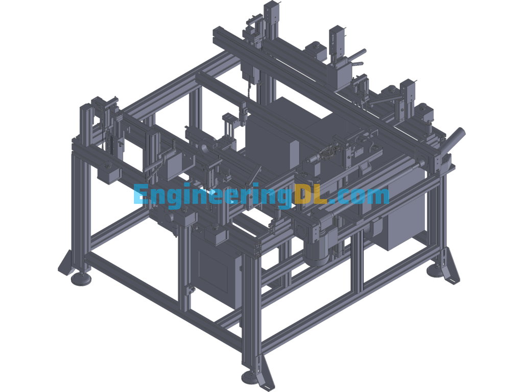 BR205 Auto Sunroof Production Line OP60 3D Exported Free Download