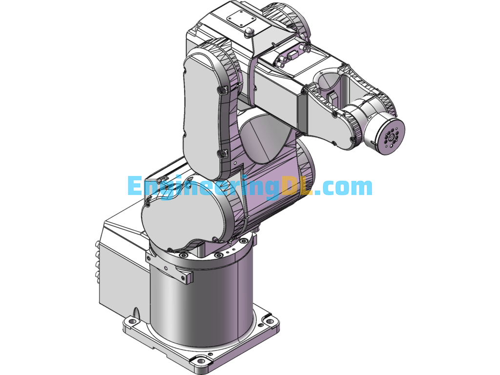 C3 A600c Epson Arm Length 600 Industrial Robot SolidWorks Free Download