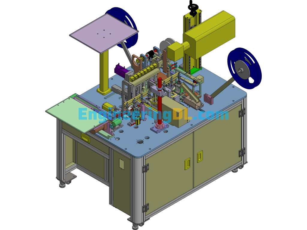 CCD Inspection Packaging Machine 3D Exported Free Download