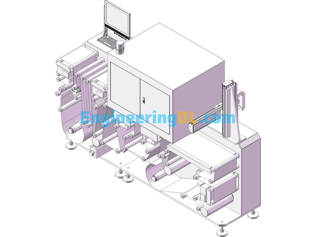 CCD Automatic Inspection Machine SolidWorks Free Download