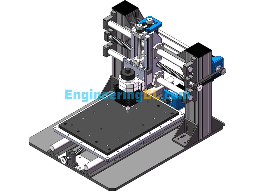 CNC Mini Engraving Machine SolidWorks Free Download