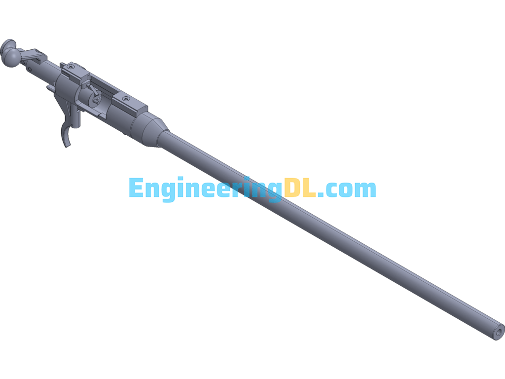 Crickett Children's Bolt Sport Rifle Modeling Design 3D Exported Free Download
