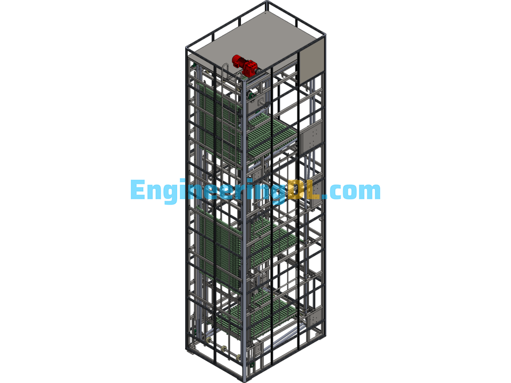 C-Type Continuous Lift 3D Exported Free Download