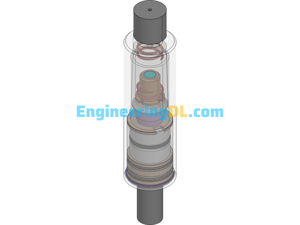 DHCQ-00 Buffer Complete Design Information SolidWorks, 3D Exported Free Download