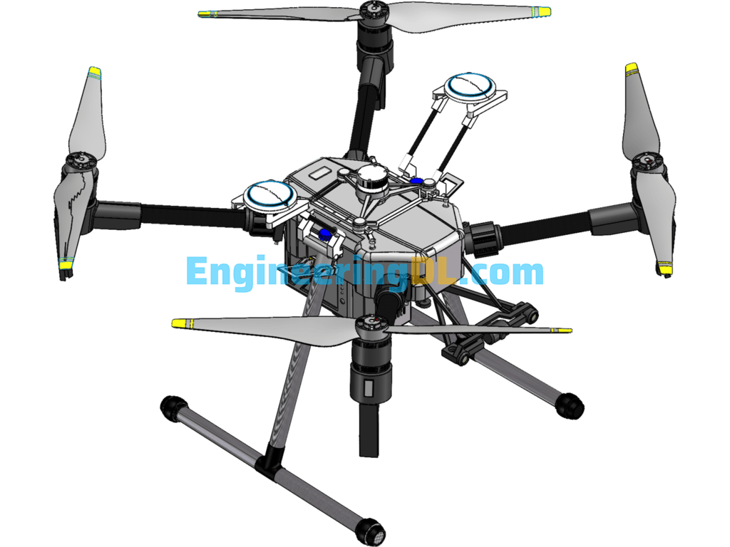 DJI DJI M210-RTK Drone SolidWorks Free Download