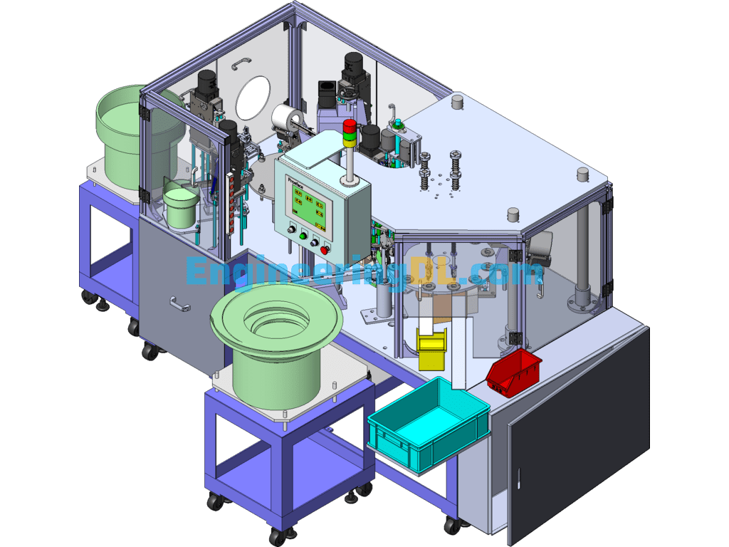 DTB Crystallizer Riveting Machine SolidWorks Free Download