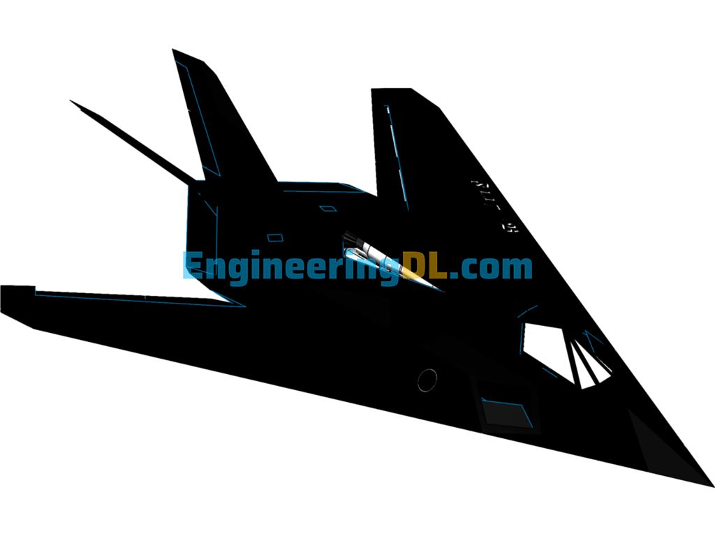 F117 Stealth Fighter SolidWorks Free Download
