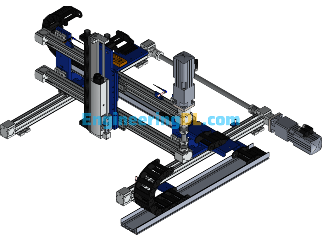 FESTO 3-Axis Coordinate Positioning Equipment SolidWorks Free Download