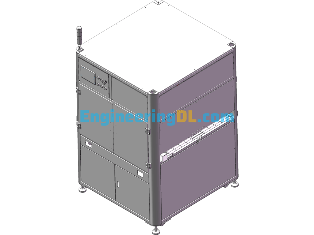 FPC Automatic Receiver Design Drawing SolidWorks, 3D Exported Free Download