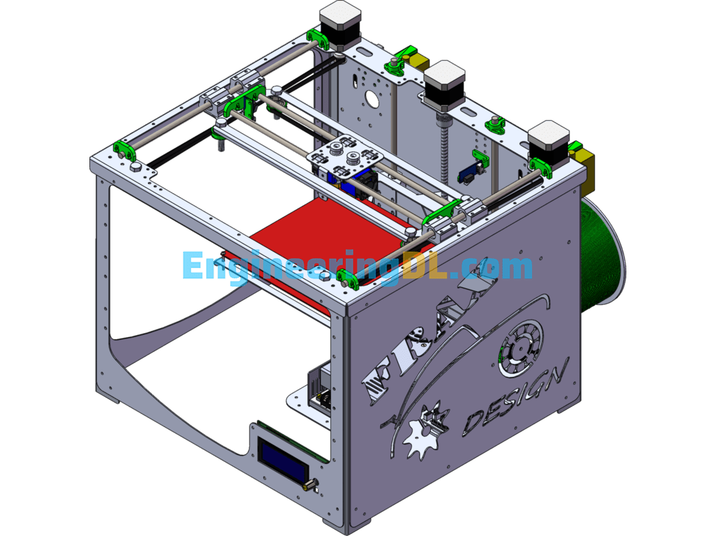 FRAX 3D Printer SolidWorks Free Download