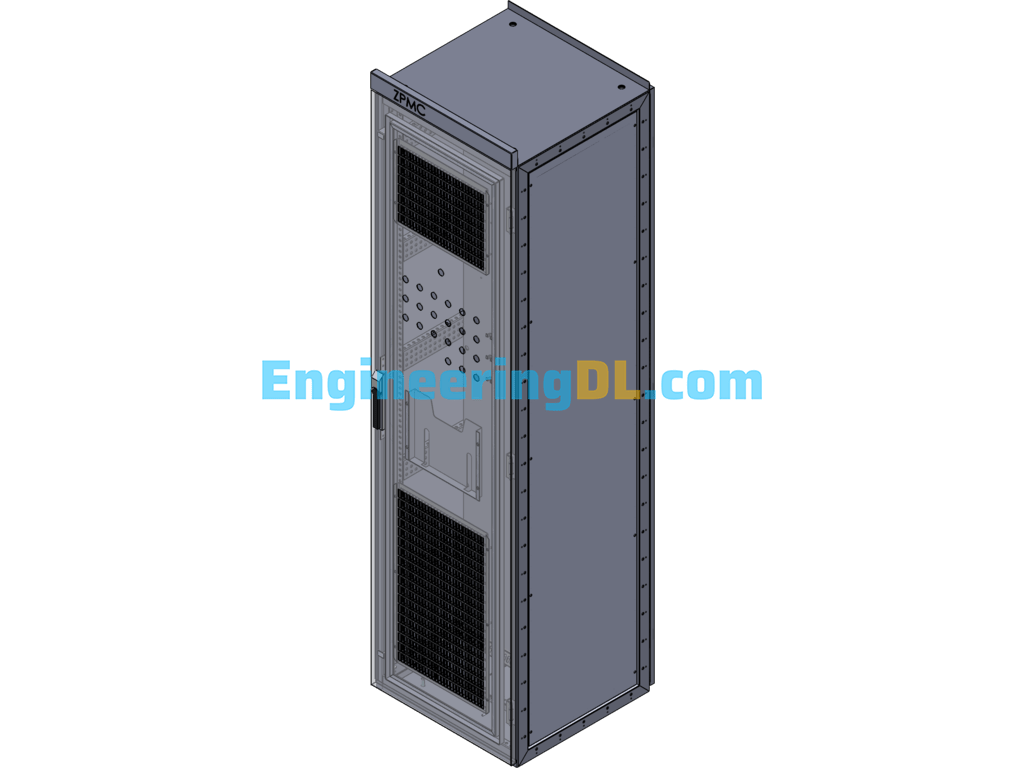 GGD Network Cabinet 2200-600-600 SolidWorks Free Download