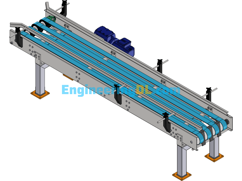 H22 Belt Conveyor SolidWorks Free Download