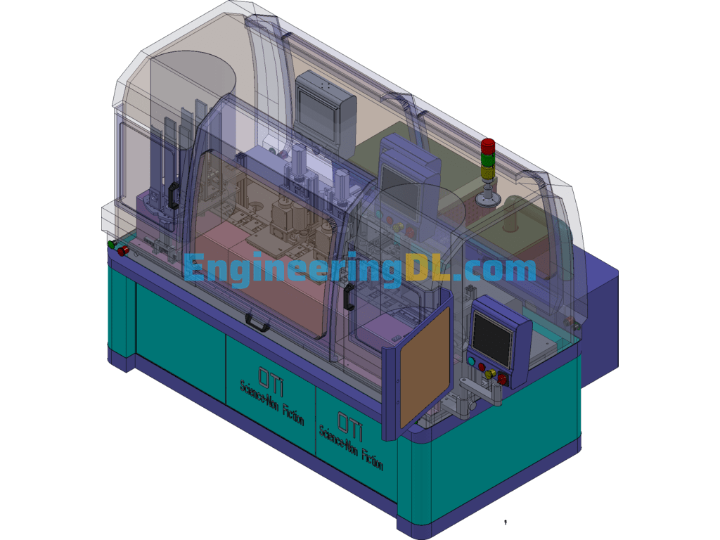 IC Smart Card Slot Milling Machine SolidWorks Free Download
