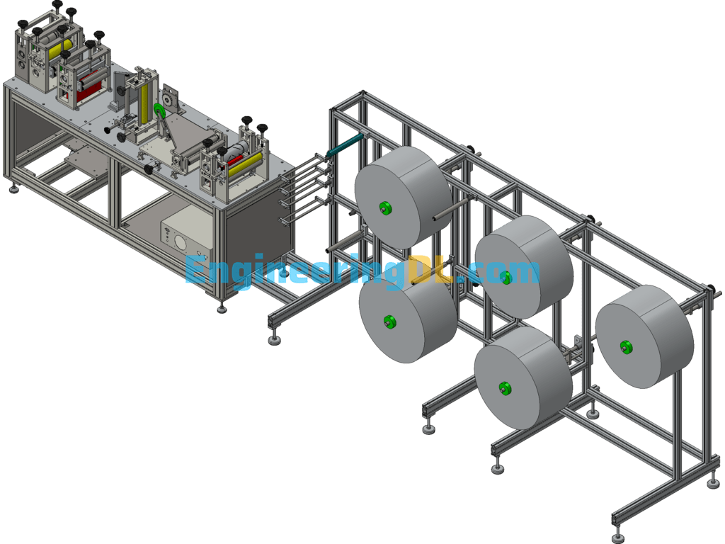 KN95 Punching Machine 3D Exported Free Download