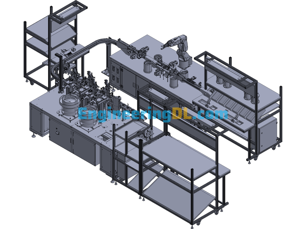 LADN Assembly Line 3D Exported Free Download