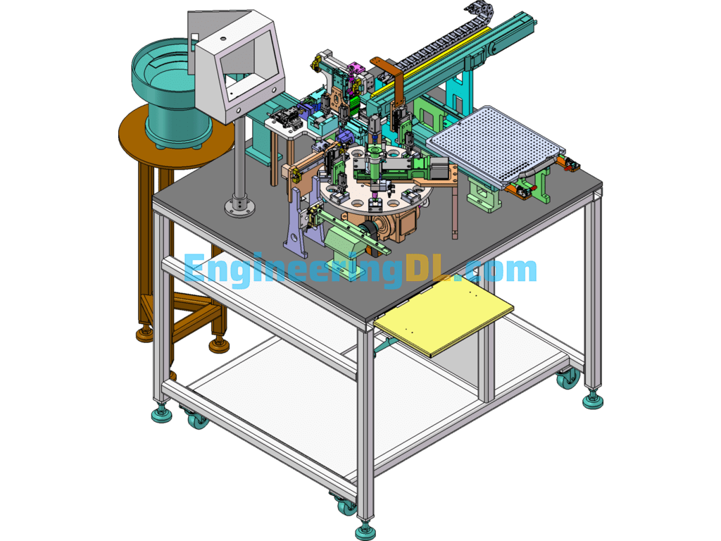 LED Assembly Machine, Automatic LED Lamp Assembly Machine SolidWorks Free Download