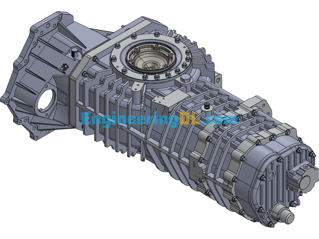 Mendeola HD4 Gearbox (SW Design) SolidWorks Free Download