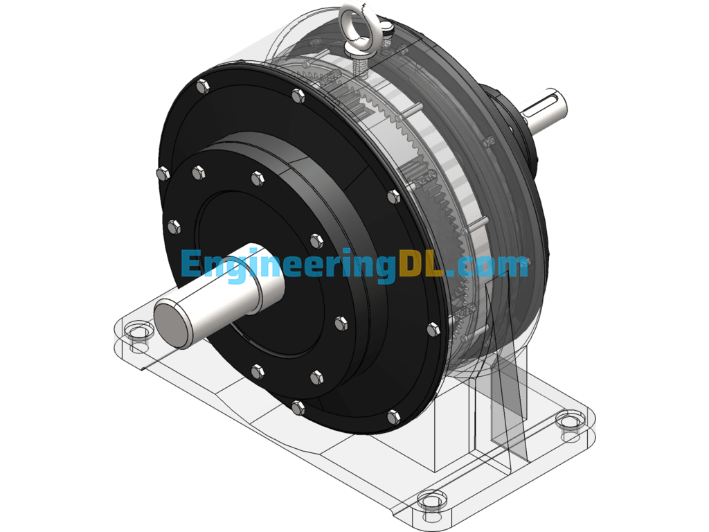 NAD Planetary Reducer NWG Planetary Wheel Reducer (With Exploded View) SolidWorks, AutoCAD Free Download